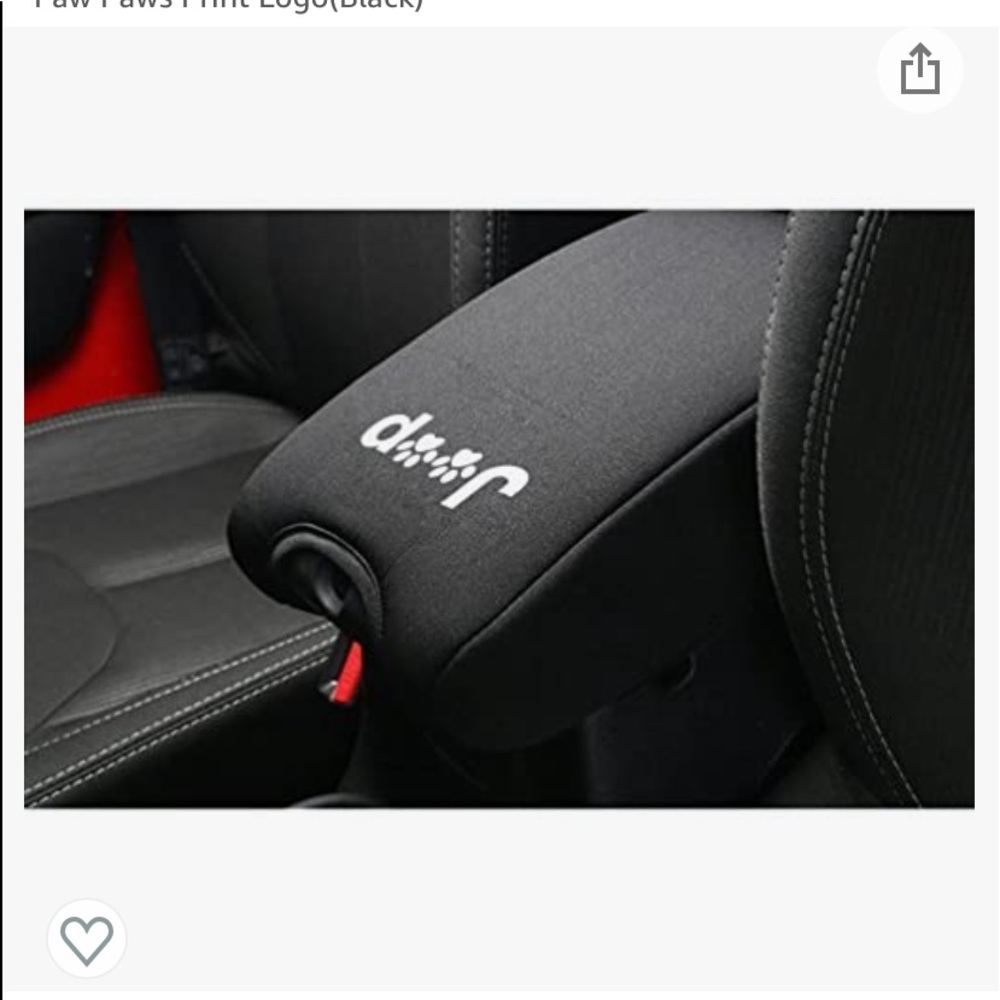 Neoprine Jeep Wrangler armrest cover by Sunpie.